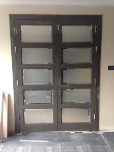 Internal Double Doors with Glass