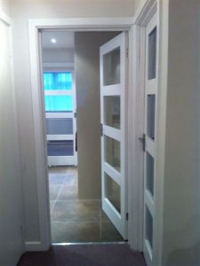 White Doors with Glass